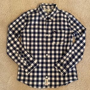 Abercrombie kids plaid cotton shirt. Worn twice